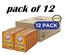 Arm  Hammer Baking Soda, 1 Pound Pack of 12 