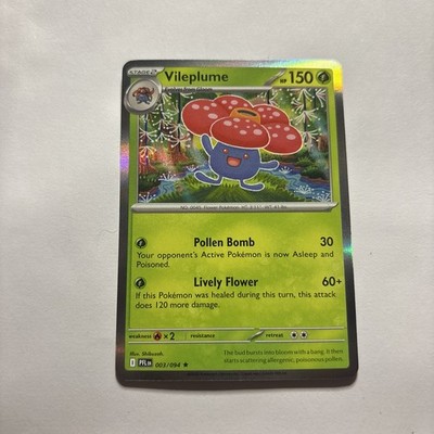 Vileplume 003/094 Phantasmal Flames Holo Pokémon TCG NM
