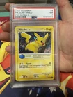 *SWIRL* 2007 POKEMON POP SERIES 6 #9 PIKACHU-HOLO PSA 7 *slab has wear*