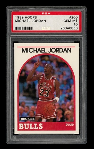 1989-90 Hoops Set-Break #200 Michael Jordan PSA 10 GEM MINT