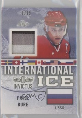 2017-18 Leaf Invictus International Ice Blue 9/25 Pavel Bure #II-08 HOF k4s