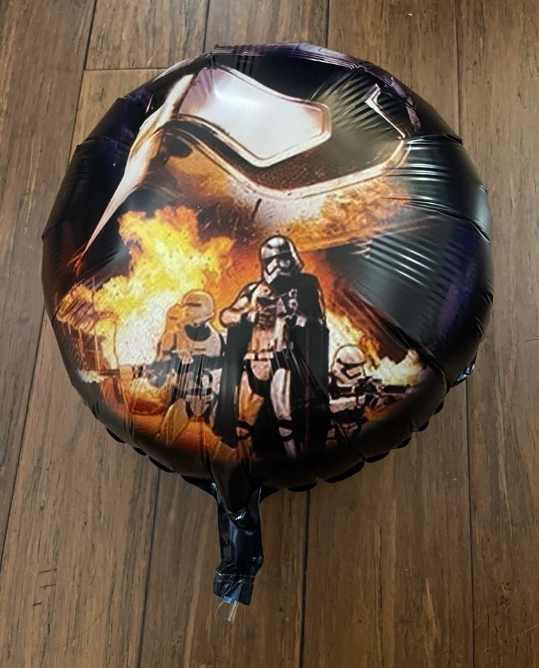 6 Pack ❤️Star Wars Foil Balloons Party Decoratio toys Robot New Black. - Image 3 of 4