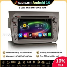 8-Core Android 14 DAB+Autoradio GPS WiFi CarPlay 64GB RDS CD for Alfa Romeo Mito