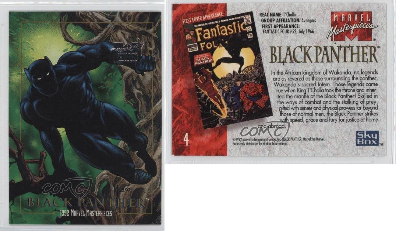 2016 Marvel Masterpieces 1992 Joe Jusko Commemorative Buybacks Black Panther 0nc thumbnail 3