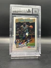 1991-92 NBA Hoops Larry Johnson RC Auto #546 NBA Draft Hard Signed Beckett 10