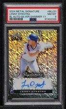 2024 Leaf Metal Signature Series Silver Shimmer 1/1 Lenny Dykstra PSA 8 Auto 8d2