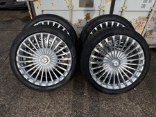 Original Mercedes GLS Maybach X167 23" Sommerr&auml;der W167 w. NEU Felgen TOP Chrom