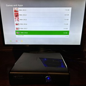 Xbox 360 With Full Game Library - Clean
