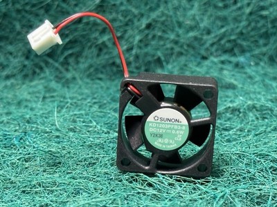 SUNON KD1203PFB3-8 DC12V 0.6W 2-WIRE BALL COOLING FAN 