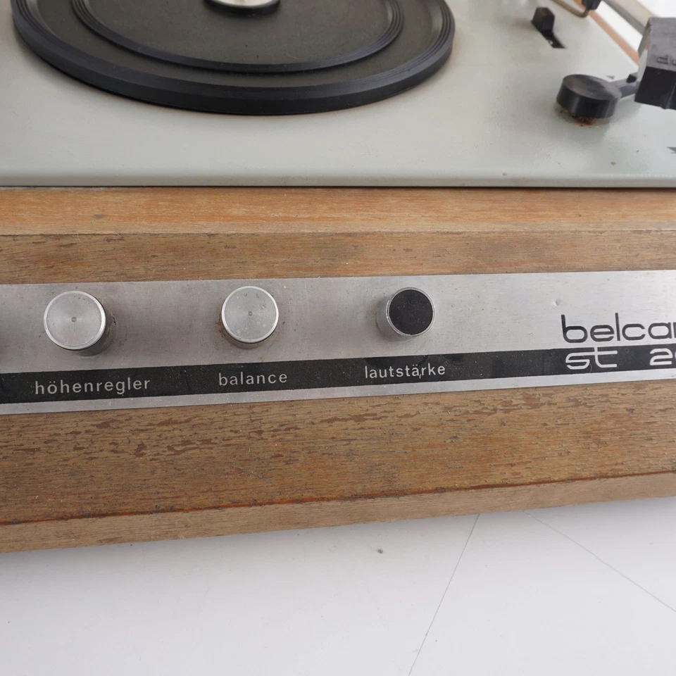 Vintage Belcanto ST 2000 Plattenspieler 1971 DDR Delphin-Werk Helmut Kretschmar - Bild 4 von 4