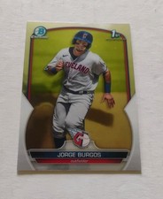 2023 Bowman Chrome 1st Jorge Burgos BCP-98 Cleveland Guardians