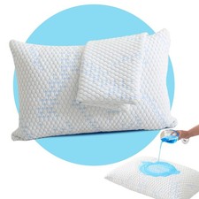 Pillow Protectors 2 Pack King, Waterproof Pillowcase with Zipper, Breathabl...