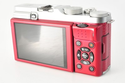 NEAR MINT] Fujifilm X-A1 Red 16.3MP Digital Camera 16-50mm Lens
