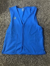 Walmart Employee Uniform Vest Womens Medium M Blue
