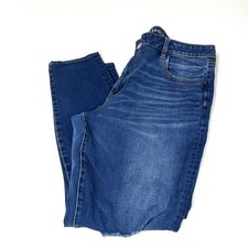 American Eagle Women  s Plus Size 18 Hi Rise Jegging Distressed Stretch 1358