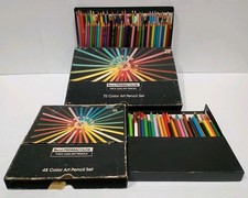 Lápiz de color vintage Berol Prismacolor 1986 arte plomo grueso 972 955 falta 3 117