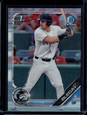 2019 1st Bowman Draft Chrome ~ J.J. Bleday ~ Refractor ~ #BDC-150 ~ Marlins