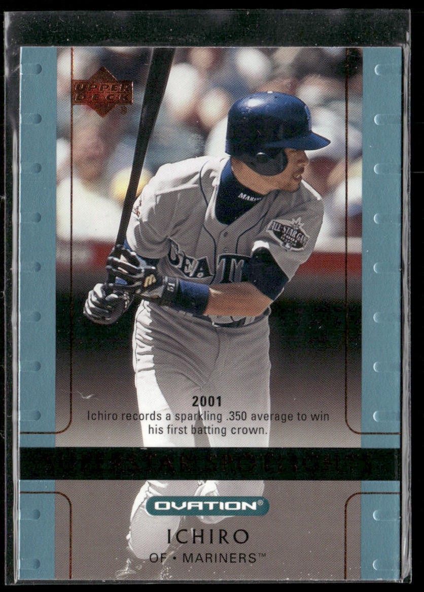 Ichiro 2002 Upper Deck Ovation #92 Seattle Mariners