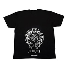 Chrome Hearts Miami Exclusive Horseshoe Logo Pocket Short Sleeve Tee Shirt Black