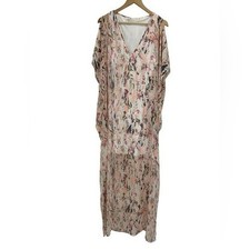 BuddyLove Cinderella Abstract Print Flowy Caftan Maxi Dress - Large