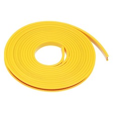 Edge Banding 9mm x 6M Flexible TPE Self Adhesive U-Shape Veneer Tape Yellow