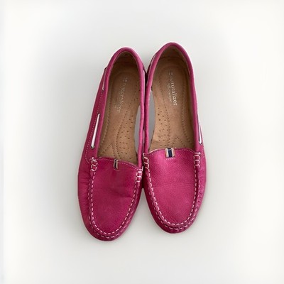 Naturalizer Hanover Loafer Moccasin Slip On Shoes Pink Sz 8