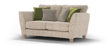 Sofology Canterbury Fabric 2 Seater in Canterbury Weave Linen/Olive
