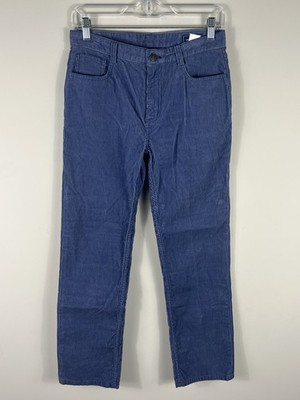VINEYARD VINES Boys Youth Classic Straight Navy Blue Corduroy Pants Size 14