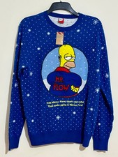 Mens Christmas Jumper Size LARGE Homer Simpso...