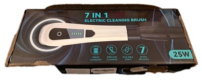 NEU!  7in1 Elektrische Reinigungsbürste, kabellos, leistungsstark 25W - (offene Box)