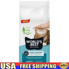 Natural Cat Litter Poop Fighter Odor Control Dust Free Flushable Pellets New