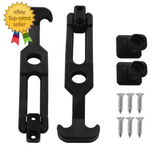 2 PCS 6.3" Rubber Flexible Draw Latch T-Handle Hasp Hood Catch Cooler Latches Re