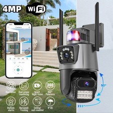 Camara De Seguridad WIFI Exterior 1080P HD Inalambrica Con Vision Nocturna Video