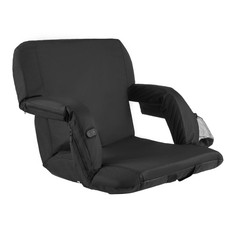 25-inch Heated Stadium Seat  3-Level Heating  6 Vibration Modes  Portable Ble