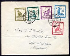 NETHERLANDS 1950 CHILDREN SEMIS TO UK