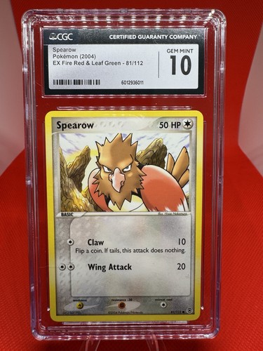 Spearow graded CGC 10 for sale on eBay