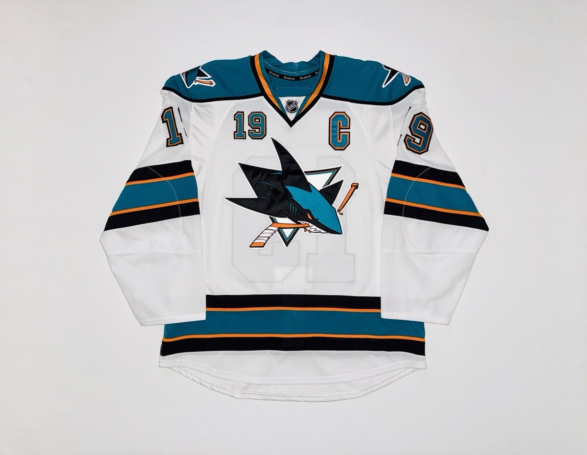 Authentic San Jose Sharks Thornton RBK Edge 54 MIC NHL Pro Jersey