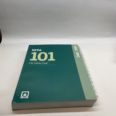 NFPA 101 Life Safety Code 2024 Edition Paperback Fire Safety Book