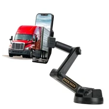 Phone Mount for Truck, Truck Phone Holder Mount Heavy Duty, Black-Grey
