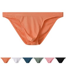 Cotton Basic Briefs for Men in Comfort and Breathability with Low Waist Style