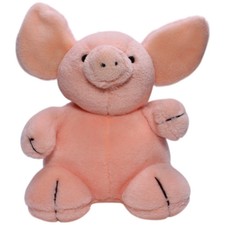 Vintage Sunkid Süßes Schwein, stehend Kuscheltier 20cm Gebraucht