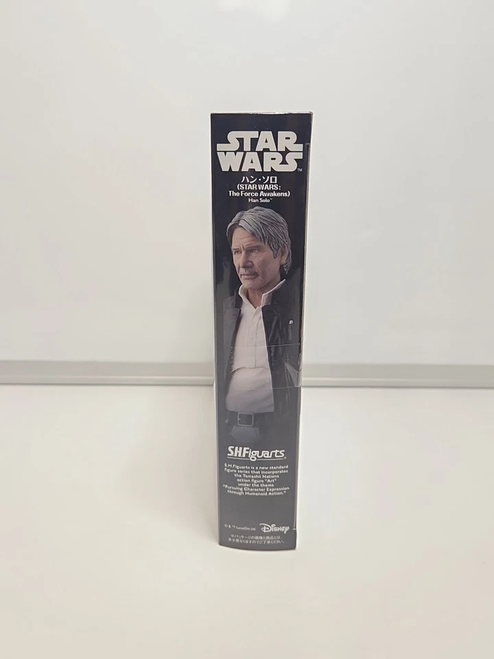 SH Figuarts Star Wars Han Solo The Force Awakens Bandai 6” Action Figure Sealed - Image 3 of 4