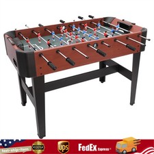 47" Competition Sized Wooden Soccer Football Table Adults  Kids Home Outdoor