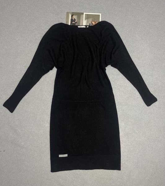 Women Vince Dress Black Cashmere 36 / S / 44