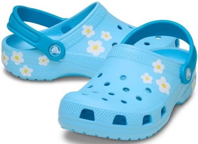 Crocs Classic Daisy Clog - Kids Girls BRAND NEW Sizes c11-13 & J1-4 211257