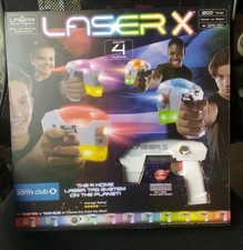 Laser X Ultra 4-Player Laser Tag Blaster Set, Blaster to Blaster, 200ft Range