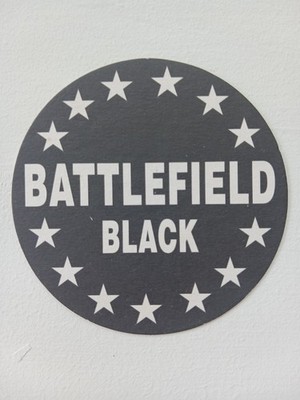 Battlefield Black Beer Coaster