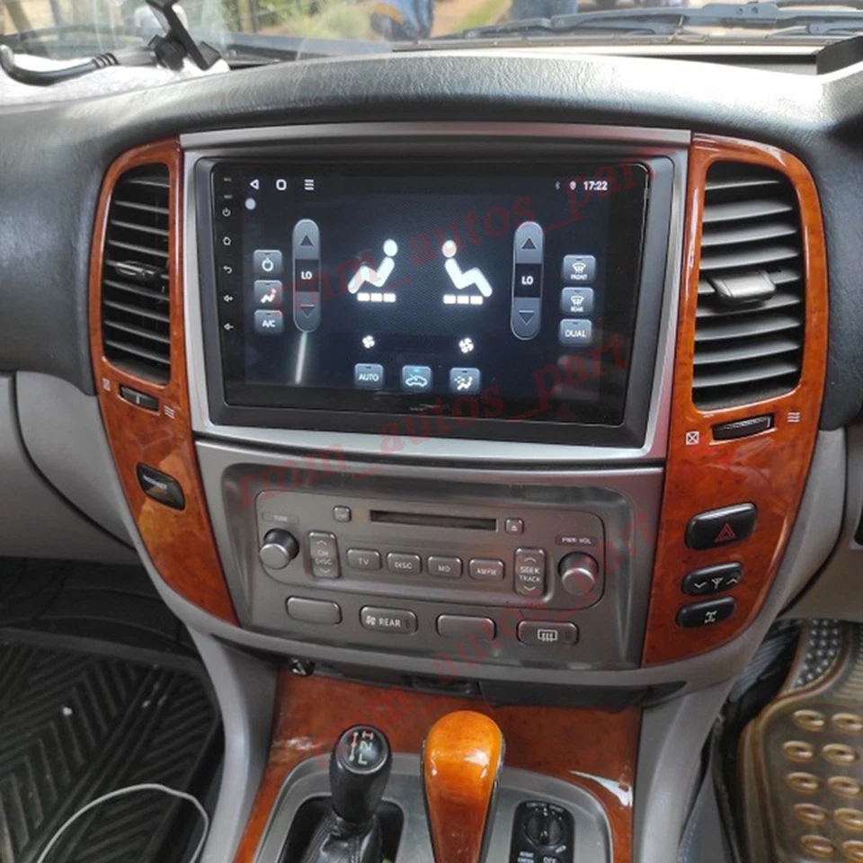 Radio estéreo para automóvil Carplay Android 14.0 GPS WiFi para Toyota Land Cruiser 2002-2007 Foto 2 de 4