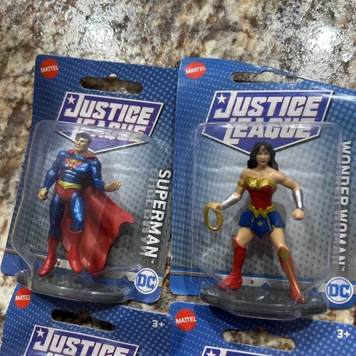 JUSTICE LEAGUE-DC Comics set 6 minifigure 2018-19 Mattel in confezioni originali - Foto 3 di 5