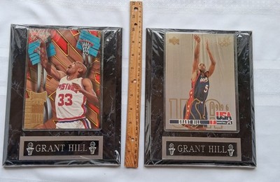 1995-96 Hoops Grant Hill Slamland 5 x 7, 1996 USA Basketball 5x7